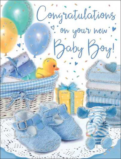 Picture of CONGRATS ON YOU BABY BOY CARD